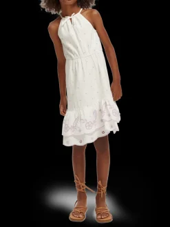 Broderie Anglaise Midi Dress