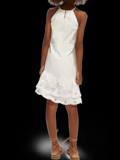 Broderie Anglaise Midi Dress