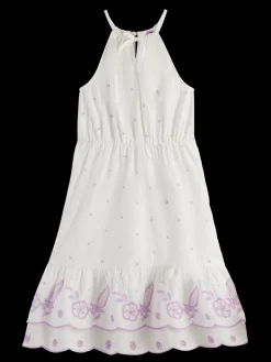 Broderie Anglaise Midi Dress