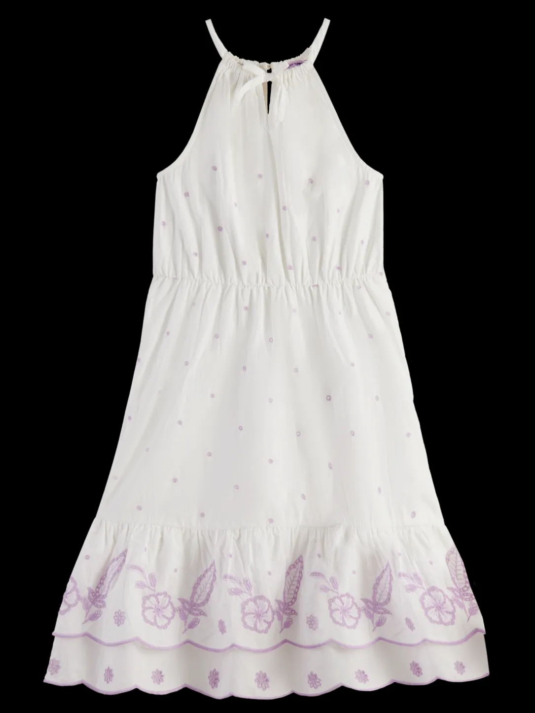 Broderie Anglaise Midi Dress
