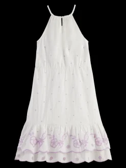 Broderie Anglaise Midi Dress