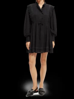 Broderie Anglaise Mini Organic Cotton Dress