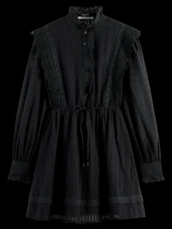 Broderie Anglaise Mini Organic Cotton Dress