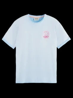 Cold-Dyed Artwork T-Shirt