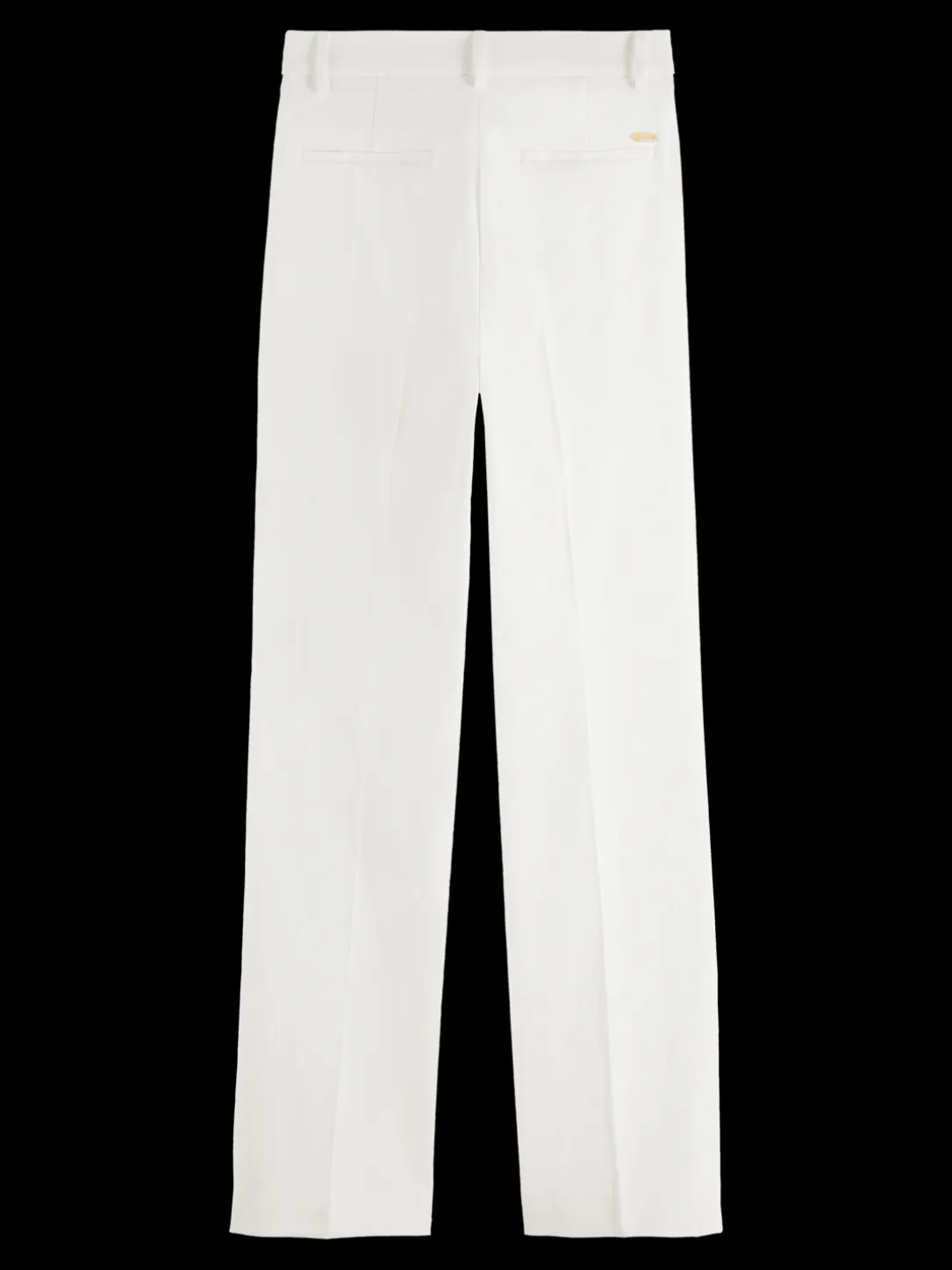 Edie High-Rise Wide Leg Linen-Blended Trousers
