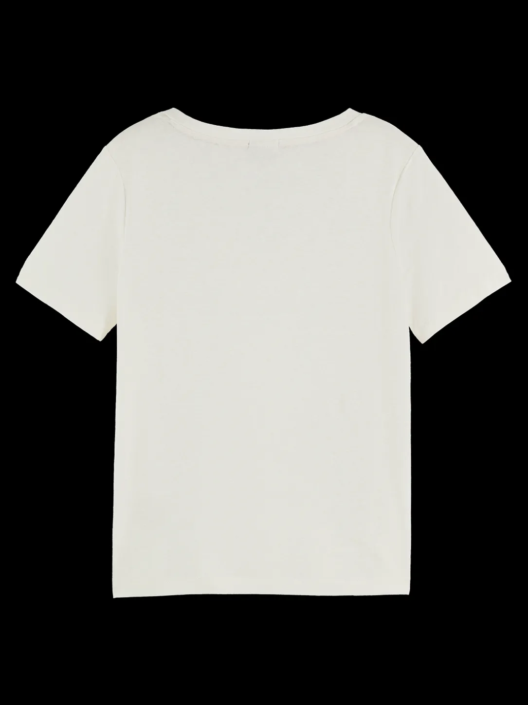 Embroidered Detail V-Neck T-Shirt