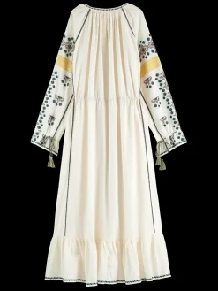 Embroidered Maxi Dress
