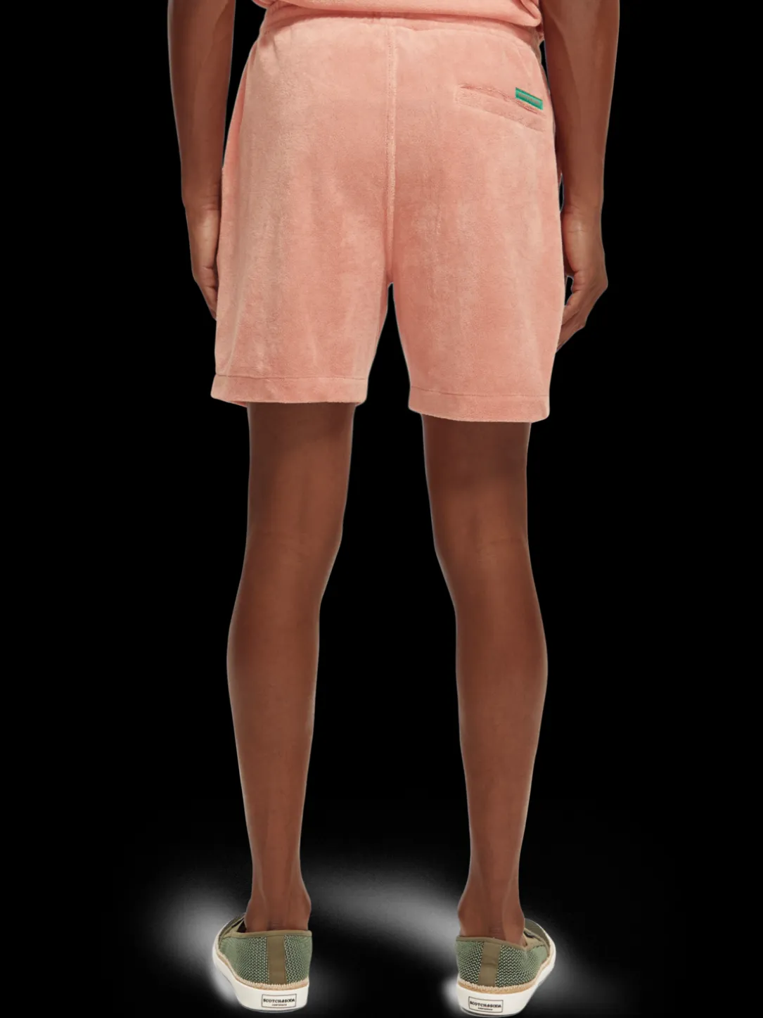 Embroidered Towelling Bermuda Shorts