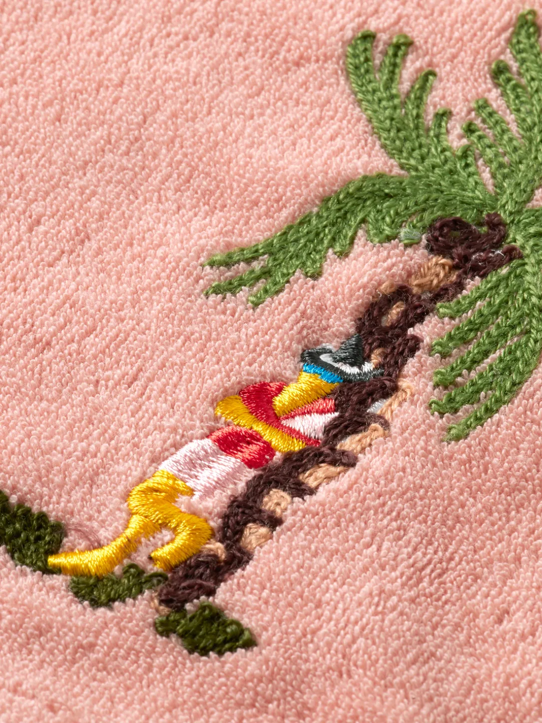 Embroidered Towelling Bermuda Shorts