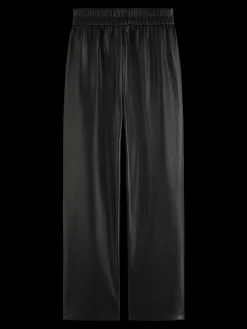 Faux Leather Jogger