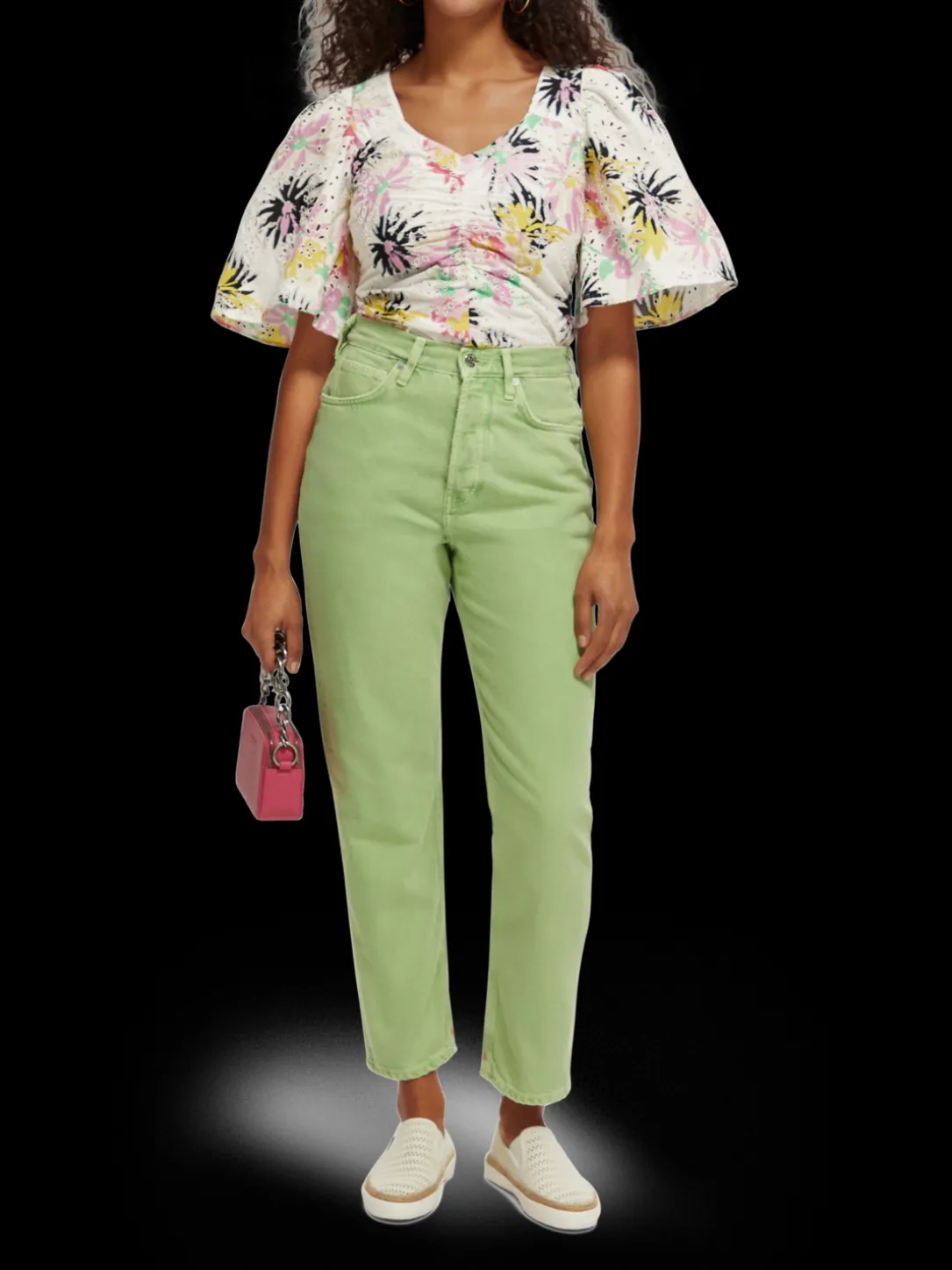Flutter Sleeved Organic Cotton Top