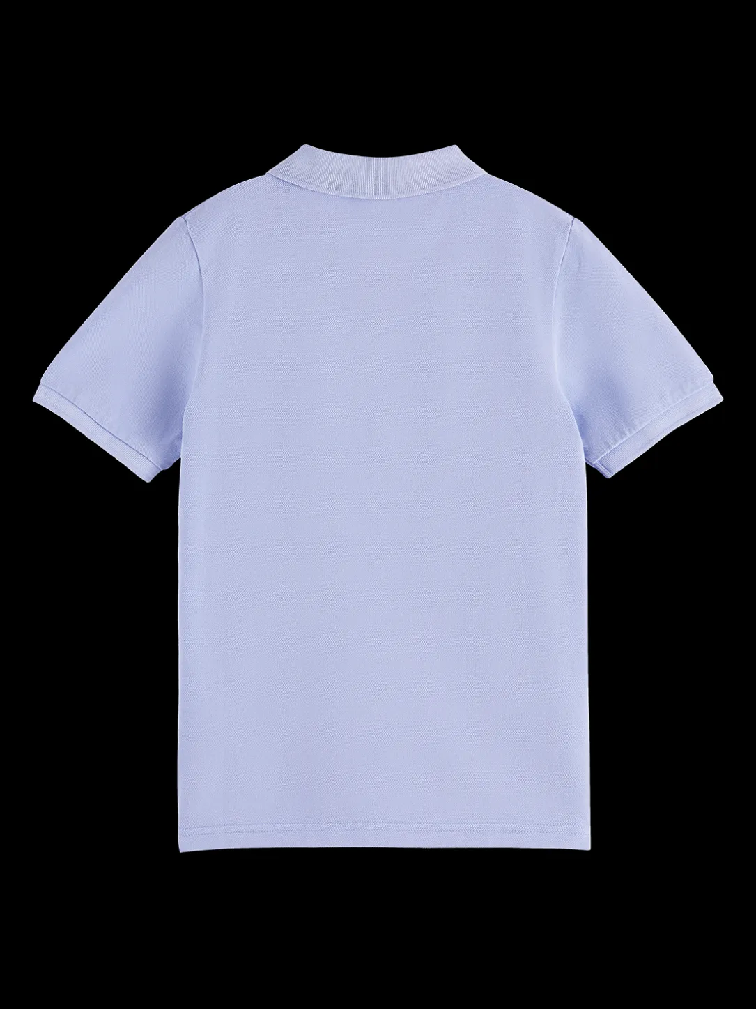 Garment-Dyed Short-Sleeved Pique Polo