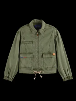 Garment-Dyed Utility Jacket