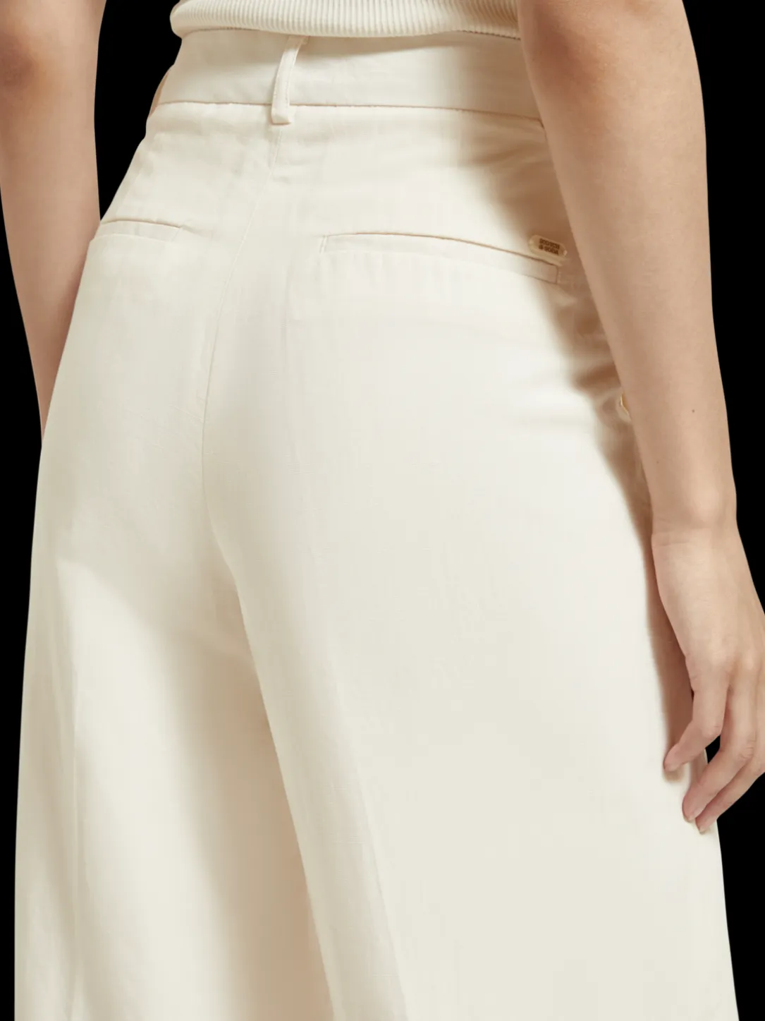 Hana Tailored High-Rise Wide Leg Pant