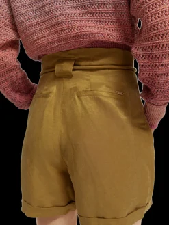 High Rise Mini-Length Shorts
