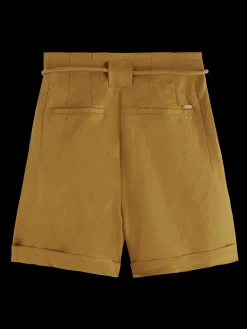 High Rise Mini-Length Shorts