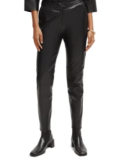 Leather Biker Pants
