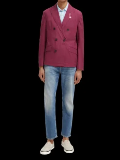 Lightweight Double-Breasted Blazer