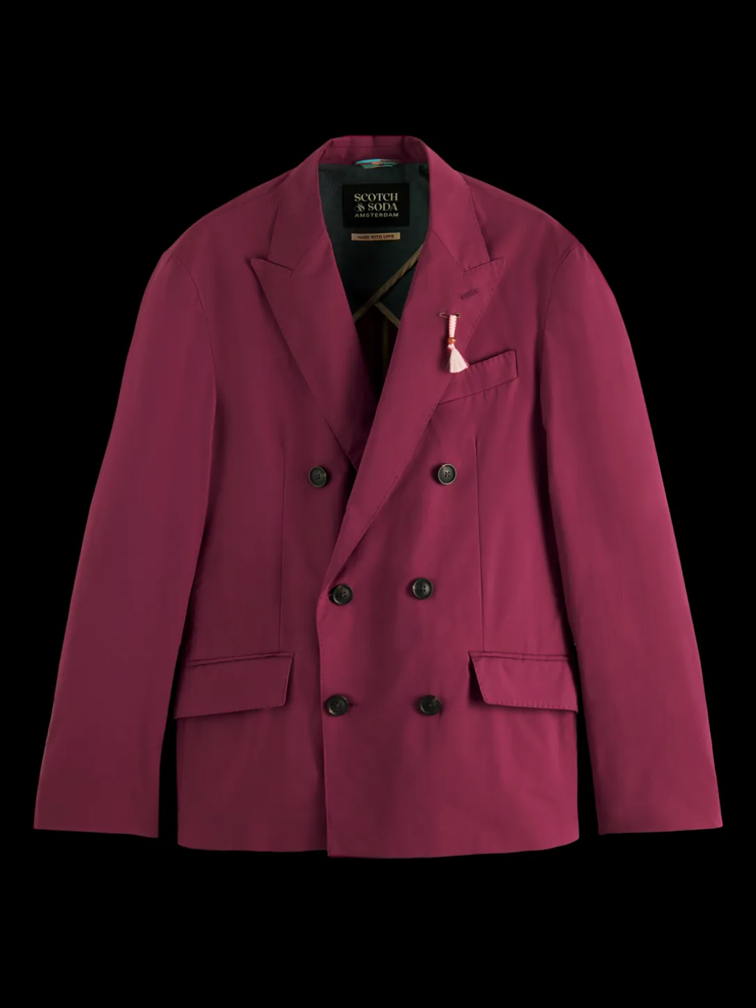 Lightweight Double-Breasted Blazer