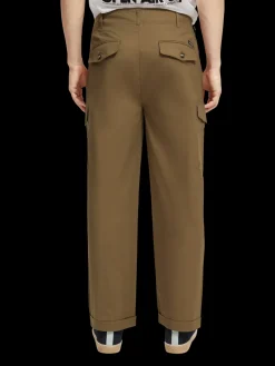 Lightweight Poplin Organic Cotton Cargo Trousers