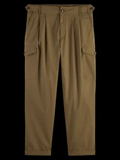 Lightweight Poplin Organic Cotton Cargo Trousers