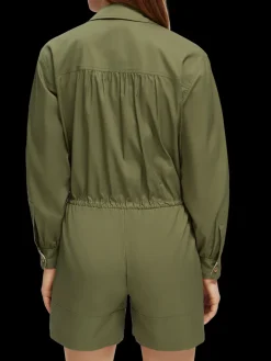 Long-Sleeved Utility Playsuit