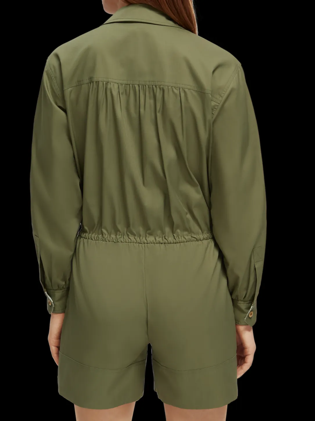 Long-Sleeved Utility Playsuit