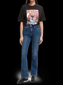 Loose-Fit Organic Short-Sleeve Artwork T-Shirt