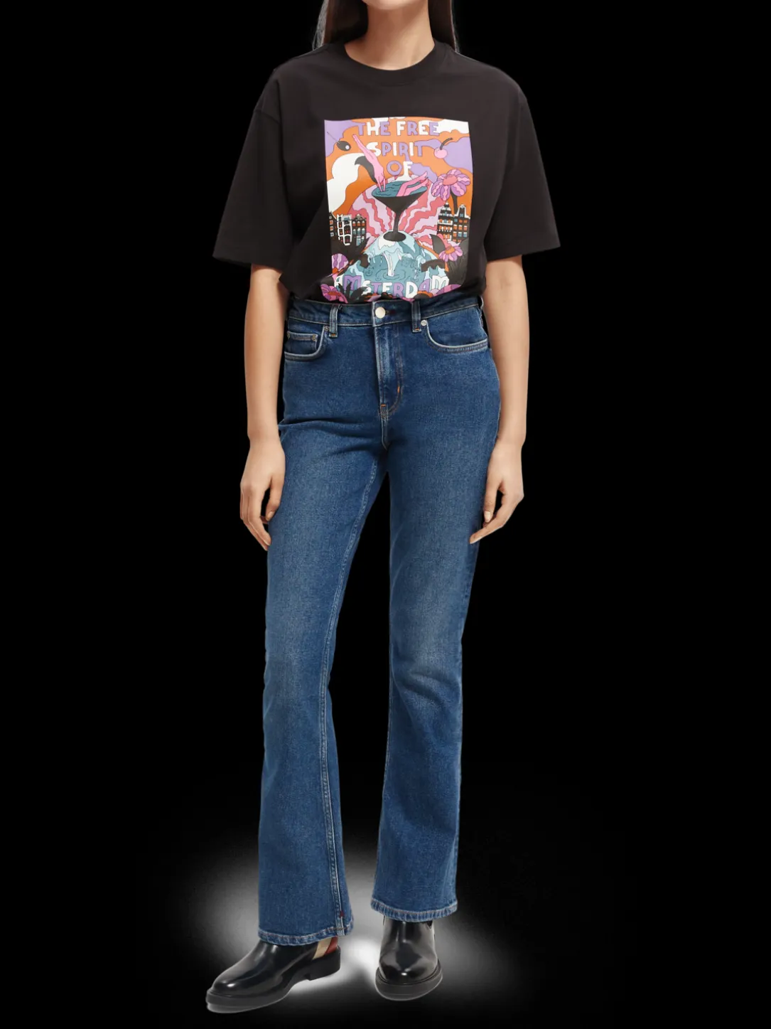Loose-Fit Organic Short-Sleeve Artwork T-Shirt