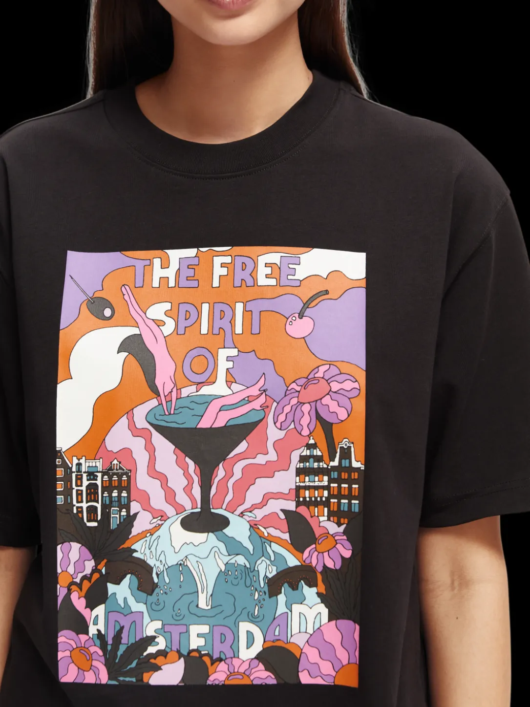 Loose-Fit Organic Short-Sleeve Artwork T-Shirt