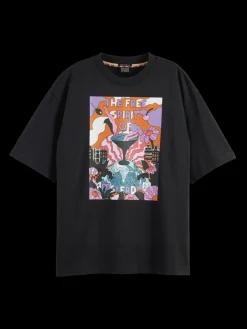 Loose-Fit Organic Short-Sleeve Artwork T-Shirt