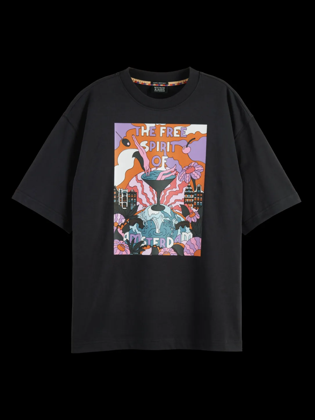 Loose-Fit Organic Short-Sleeve Artwork T-Shirt