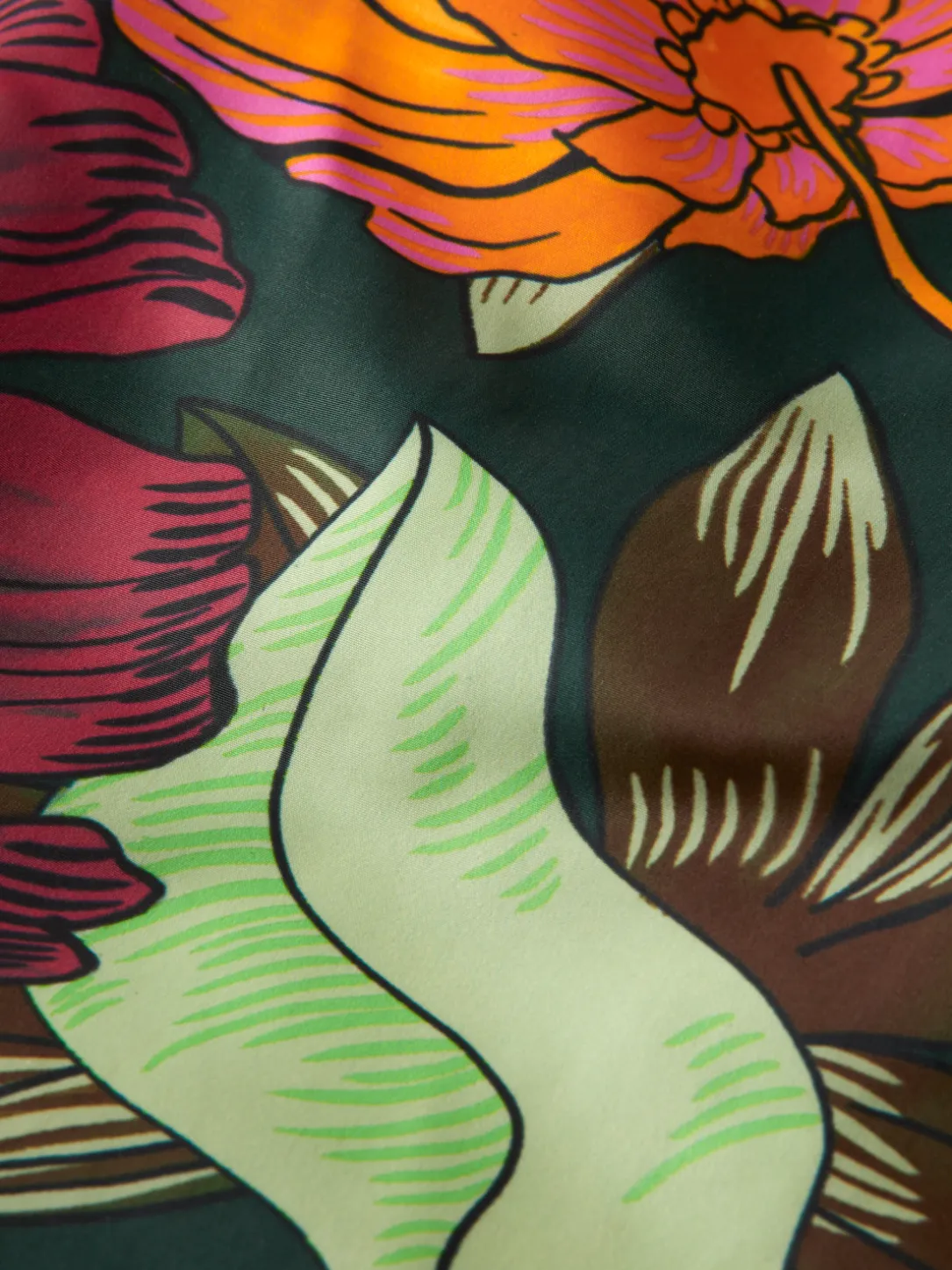 Mid-Length Printed Swim Shorts