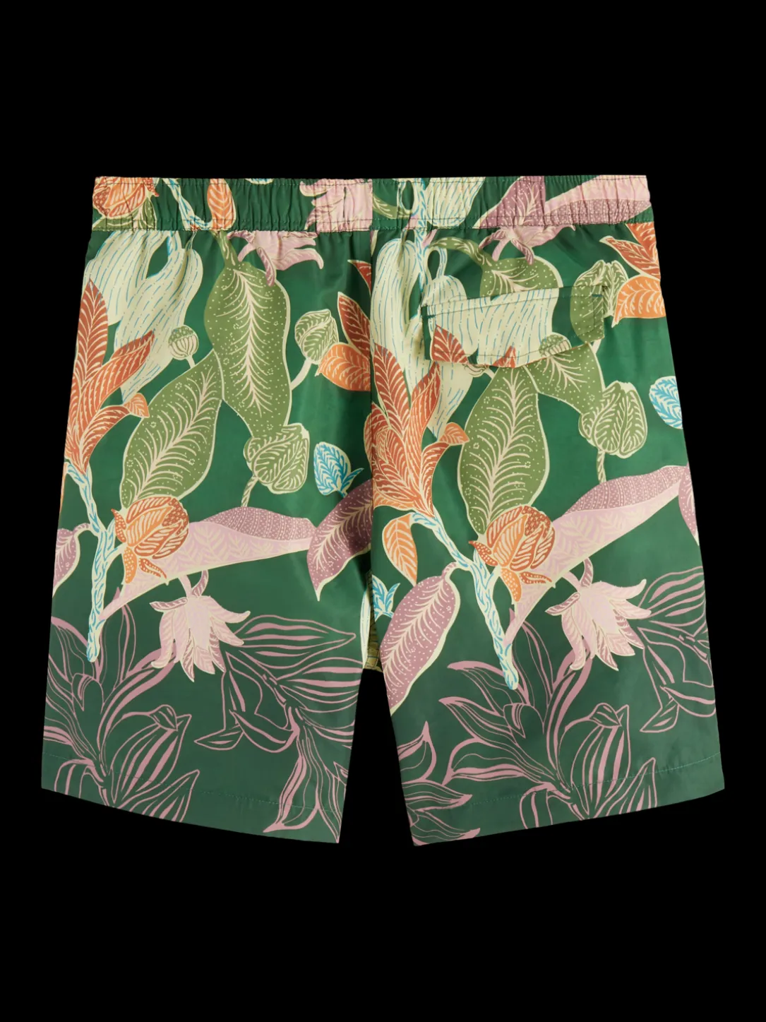 Mid-Length Printed Swim Short