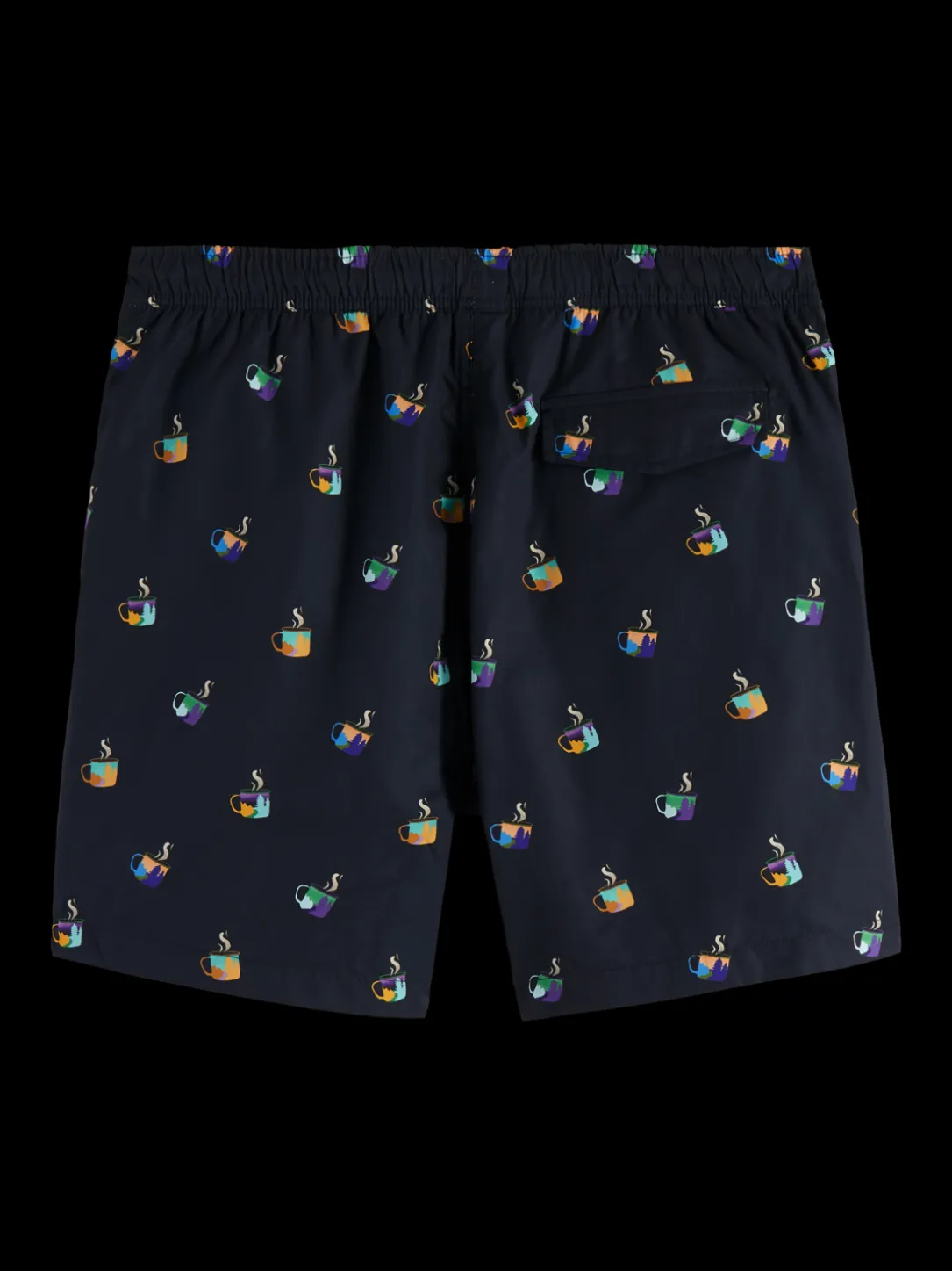 Mid-Length Printed Swim Short