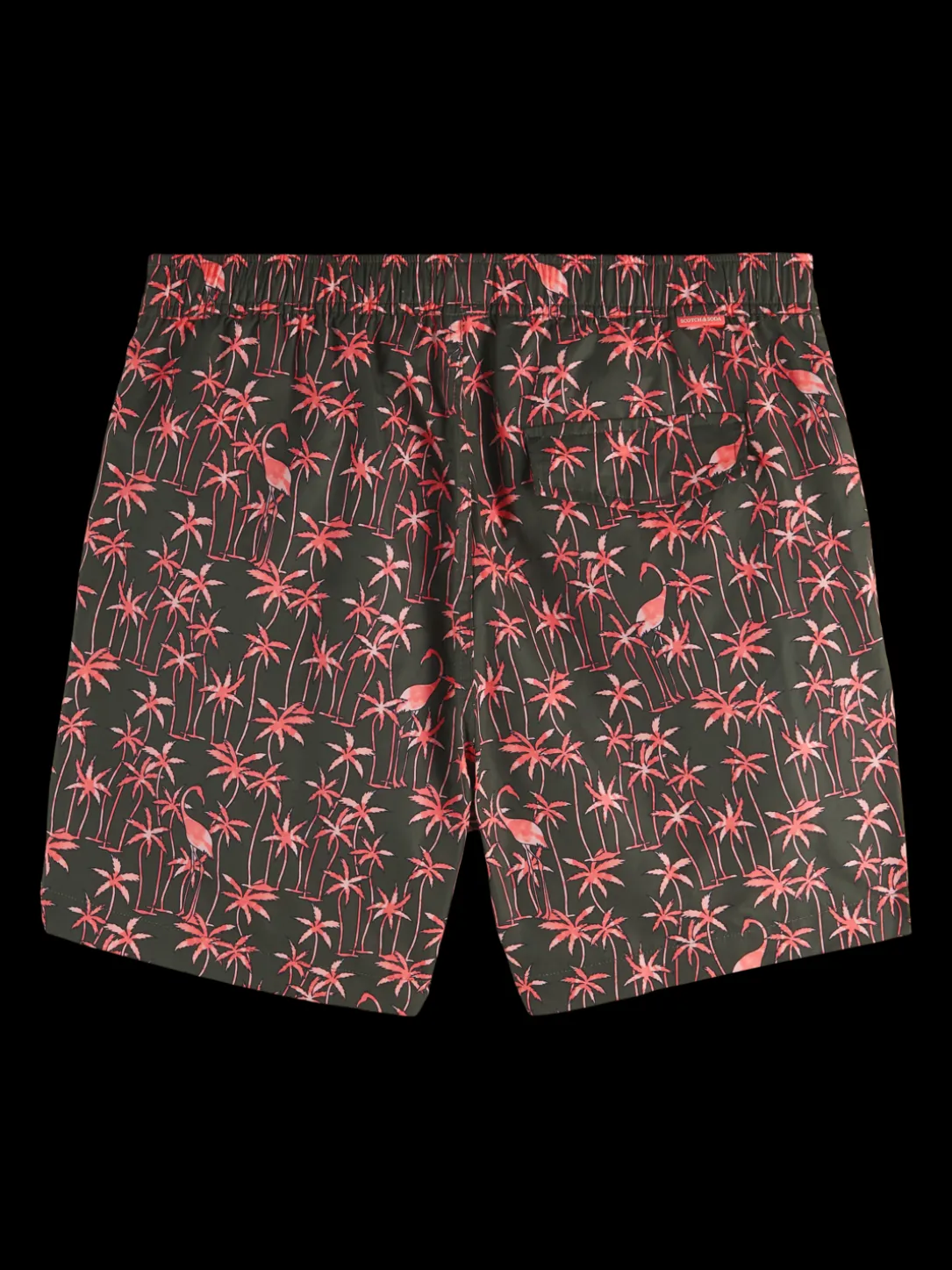 Mid-Length Printed Swim Shorts