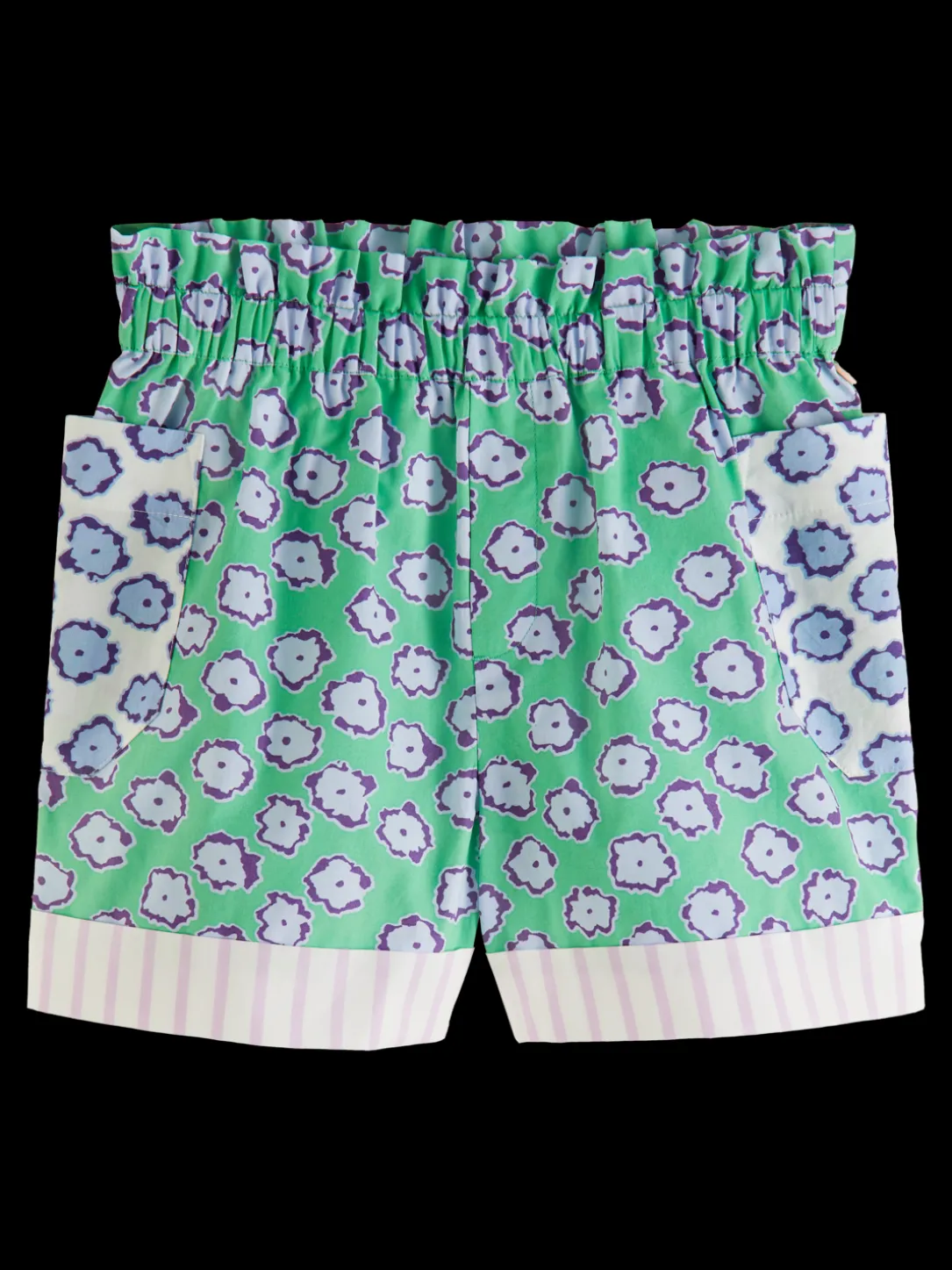 Mixed Print Elasticated Shorts