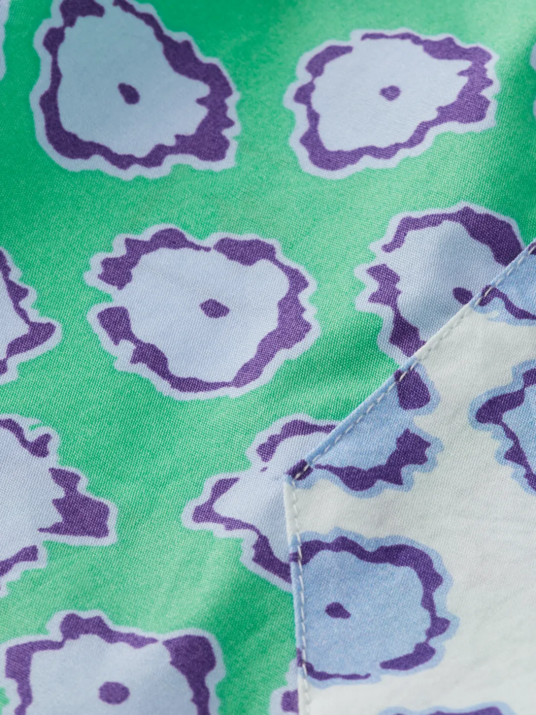 Mixed Print Elasticated Shorts