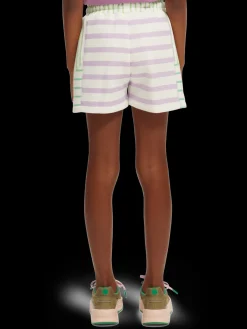 Mixed Stripe Sweat Shorts