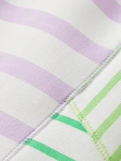 Mixed Stripe Sweat Shorts