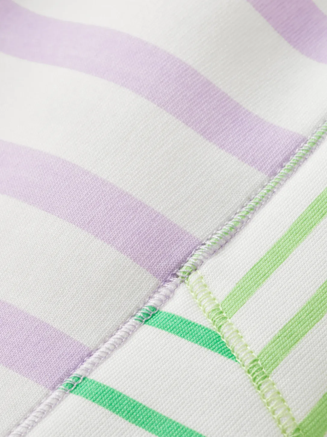 Mixed Stripe Sweat Shorts