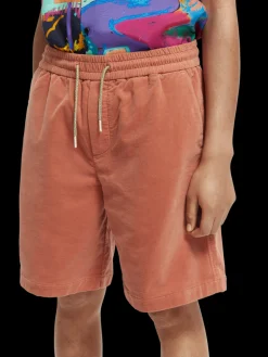 Organic Cotton Corduroy Jogger Shorts