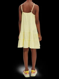 Organic Crinkle Cotton Midi Dress