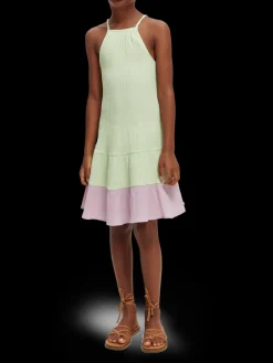 Organic Crinkle Cotton Midi Dress