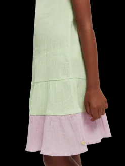 Organic Crinkle Cotton Midi Dress