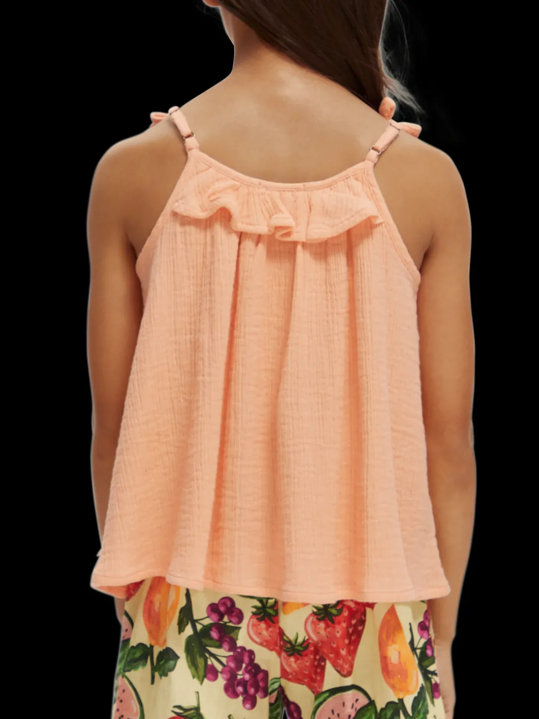 Organic Crinkle Cotton Tank Top