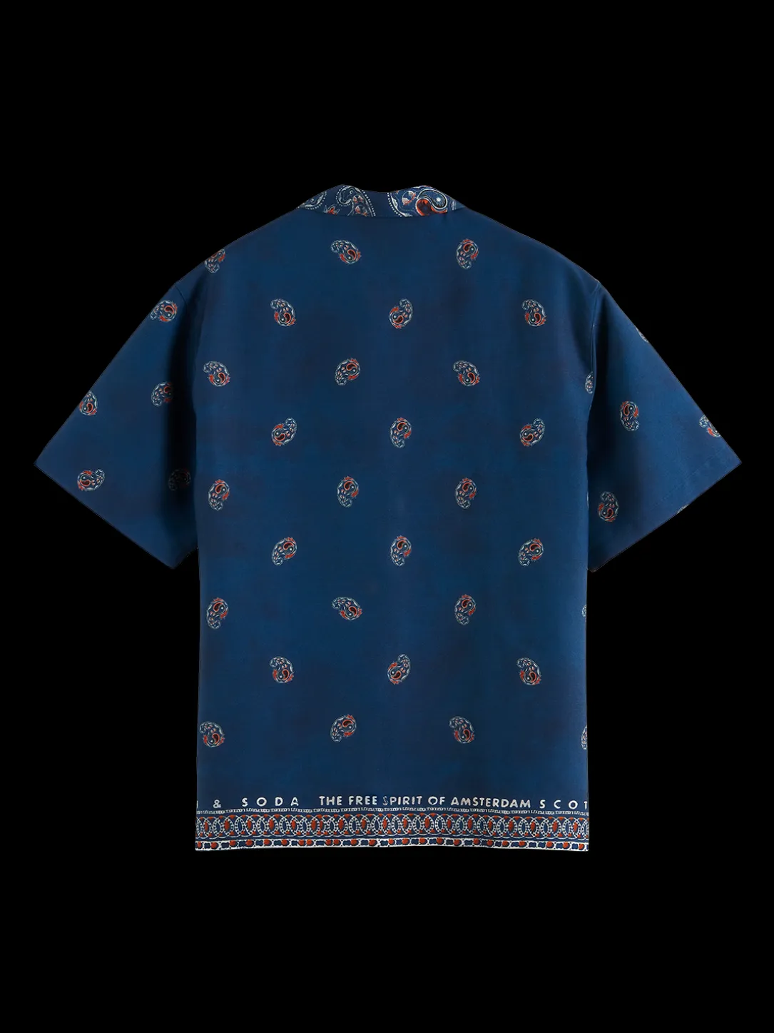 Placed Printed Tencel Shirt