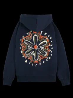 Placement Print Oversized Sweatshirt