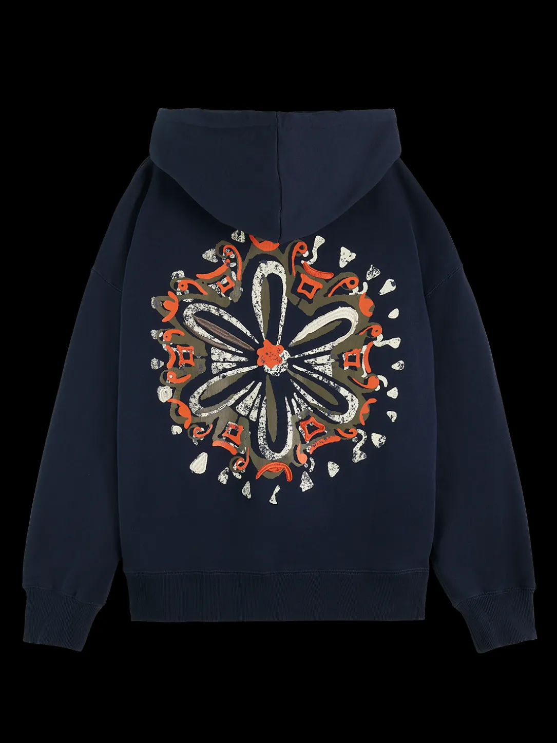 Placement Print Oversized Sweatshirt