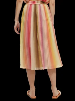 Pleated Midi Skirt